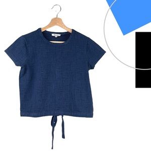 Madewell Tops Navy Blue Size XS
